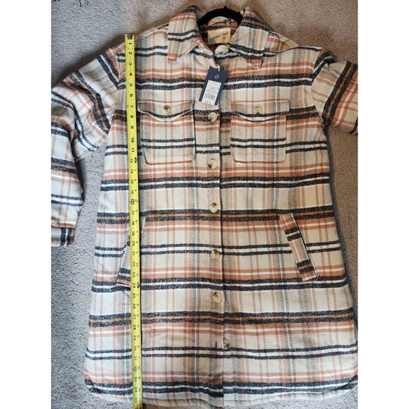 NWT Universal Thread Coat Oversized Plaid Quilted Jacket Sz Large - Picture 6 of 13